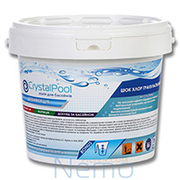 Фото 9 - Хлор шок CRYSTAL POOL Dry Chlorine Granules 5кг (без стабилизатора, гранулы)